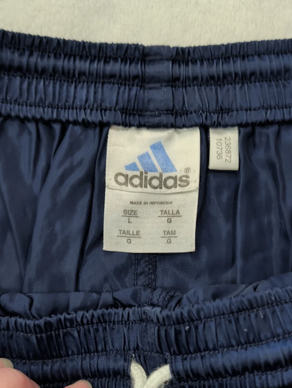 Dark Blue Lightweight Adidas Shorts